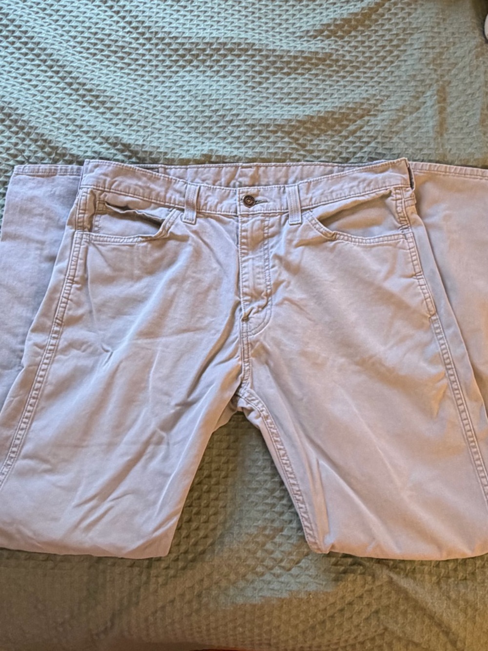 Men's Light Beige Chino Pants – Classic Casual Fit